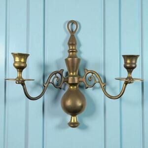 Vintage 1960s Solid Brass Urn Vase, Hand Chased Moradabad India Mid Century